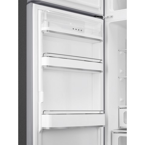 Smeg FAB30LSV6 frigorifero con congelatore Libera installazione 294 L Argento Made in Italy