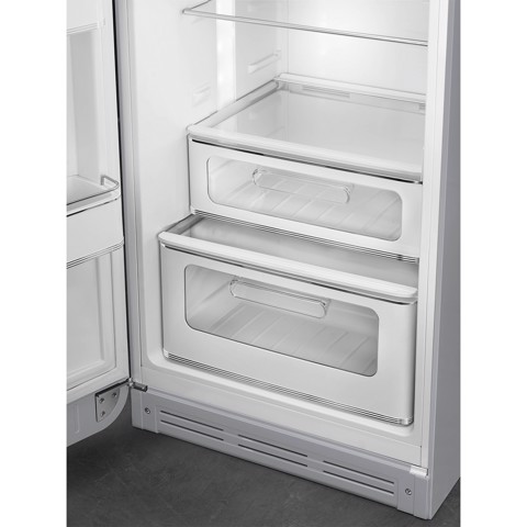 Smeg FAB30LSV6 frigorifero con congelatore Libera installazione 294 L Argento Made in Italy