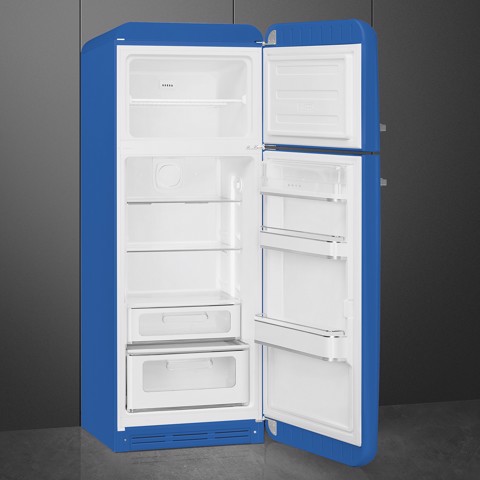 Smeg FAB30RBE6 frigorifero con congelatore Libera installazione 294 L Blu Made in Italy