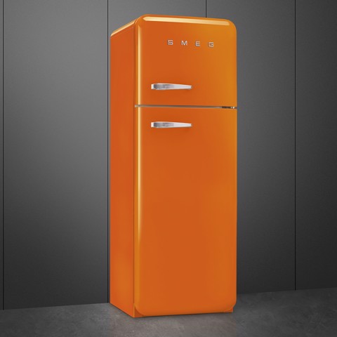 Smeg FAB30ROR6 frigorifero con congelatore Libera installazione 294 L Arancione Made in Italy