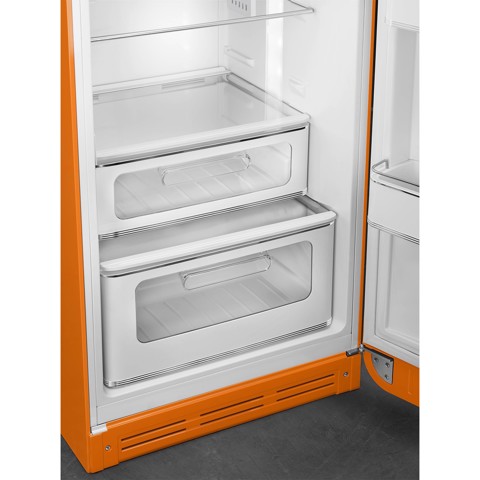 Smeg FAB30ROR6 frigorifero con congelatore Libera installazione 294 L C Arancione
