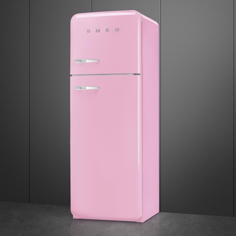 Smeg FAB30RPK6 frigorifero con congelatore Libera installazione 294 L Rosa Made in Italy