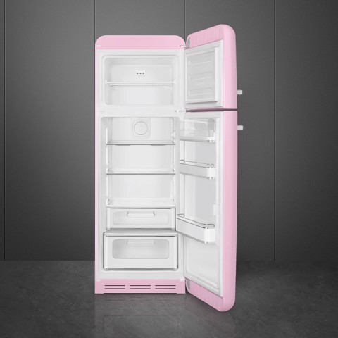 Smeg FAB30RPK6 frigorifero con congelatore Libera installazione 294 L Rosa Made in Italy