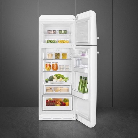 Smeg FAB30RWH6 frigorifero con congelatore Libera installazione 294 L Bianco Made in Italy