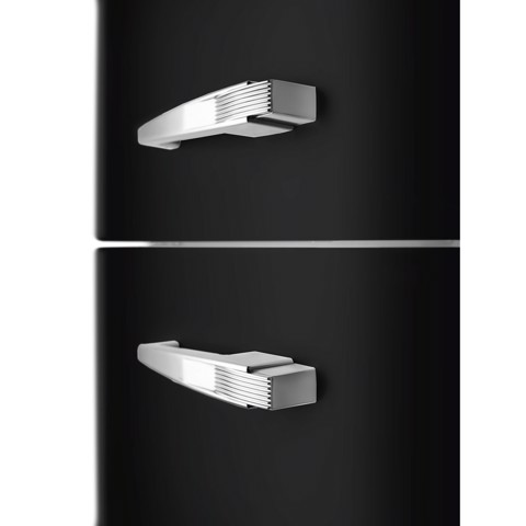 Smeg FAB32LBL6 frigorifero con congelatore Libera installazione 331 L Nero Made in Italy
