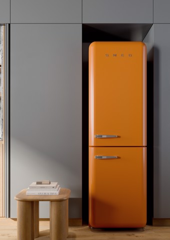 Smeg FAB32LOR6 frigorifero con congelatore Libera installazione 331 L Arancione Made in Italy