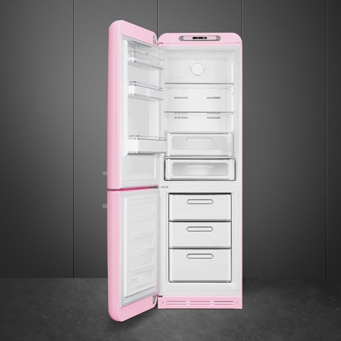 Smeg FAB32LPK6 frigorifero con congelatore Libera installazione 331 L Rosa Made in Italy