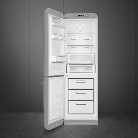 Smeg FAB32LSV6 frigorifero con congelatore Libera installazione 331 L Argento Made in Italy