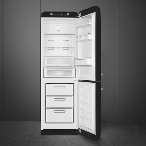 Smeg FAB32RBL6 frigorifero con congelatore Libera installazione 331L C Nero