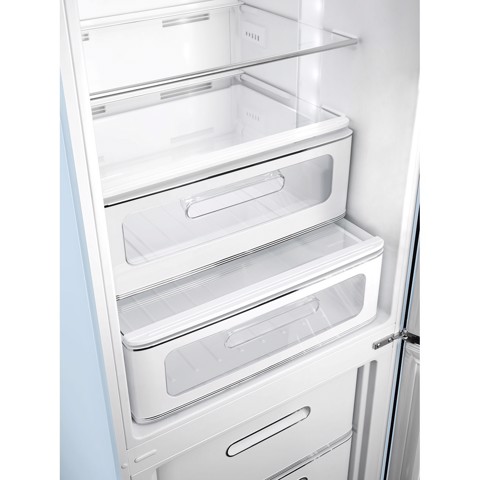 Smeg FAB32RPB6 frigorifero con congelatore Libera installazione 331 L Blu Made in Italy