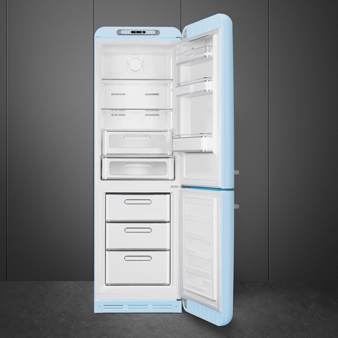 Smeg FAB32RPB6 frigorifero con congelatore Libera installazione 331 L Blu Made in Italy