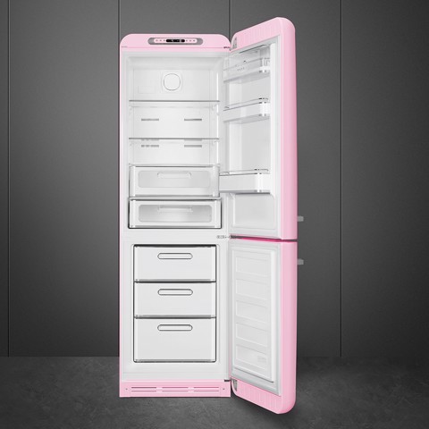 Smeg FAB32RPK6 frigorifero con congelatore Libera installazione 331 L Rosa Made in Italy