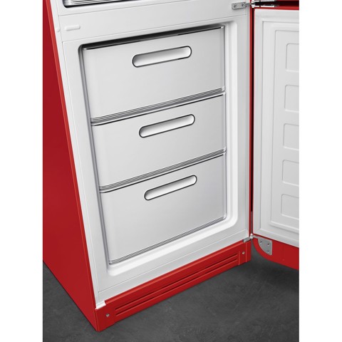 Smeg FAB32RRD6 frigorifero con congelatore Libera installazione 234 L D Rosso