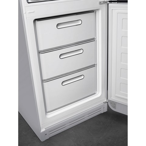 Smeg FAB32RSV6 frigorifero con congelatore Libera installazione 331 L Argento Made in Italy