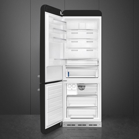 Smeg FAB38LBL6 frigorifero con congelatore Libera installazione 481 L Nero Made in Italy