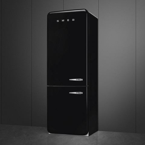 Smeg FAB38LBL6 frigorifero con congelatore Libera installazione 481 L Nero Made in Italy
