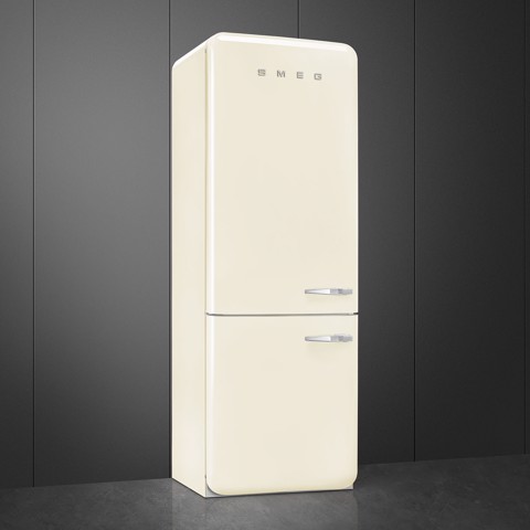 Smeg FAB38LCR6 frigorifero con congelatore Libera installazione 481 L Crema Made in Italy