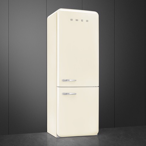 Smeg FAB38RCR6 frigorifero con congelatore Libera installazione 481 L Crema Made in Italy