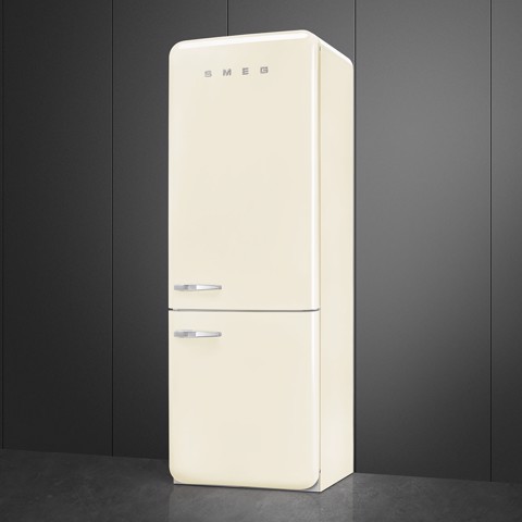 Smeg FAB38RCR6 frigorifero con congelatore Libera installazione 481 L Crema Made in Italy