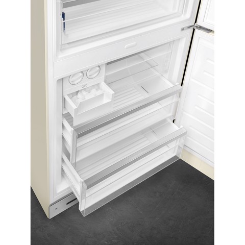 Smeg FAB38RCR6 frigorifero con congelatore Libera installazione 481 L Crema Made in Italy