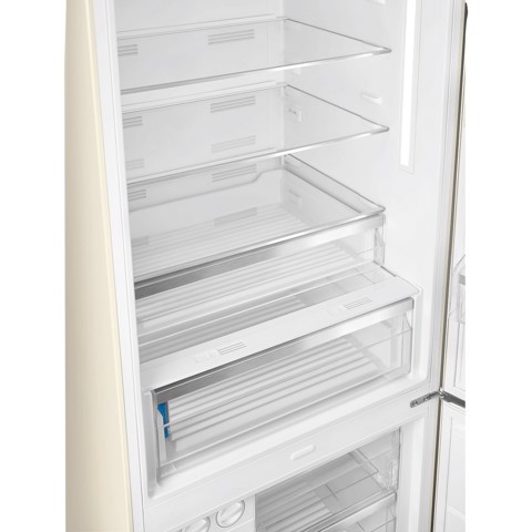 Smeg FAB38RCR6 frigorifero con congelatore Libera installazione 481 L Crema Made in Italy