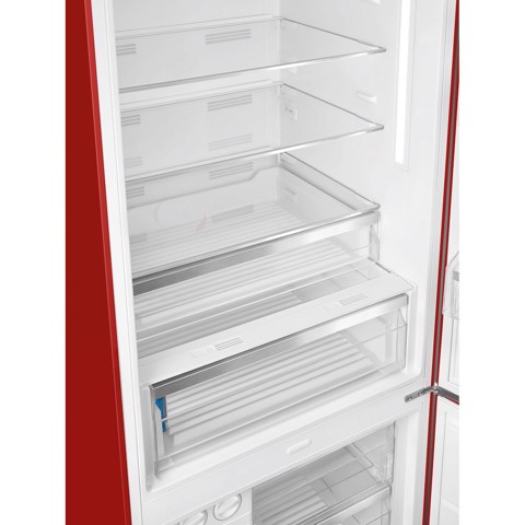 Smeg FAB38RRD6 frigorifero con congelatore Libera installazione 481 L Rosso Made in Italy