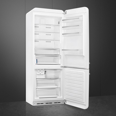 Smeg FAB38RWH6 frigorifero con congelatore Libera installazione 481 L Bianco Made in Italy