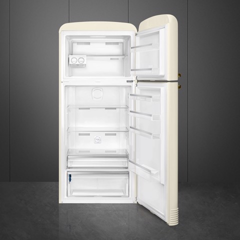 Smeg FAB50RCRB5 frigorifero con congelatore Libera installazione 524 L E Crema Made in Italy