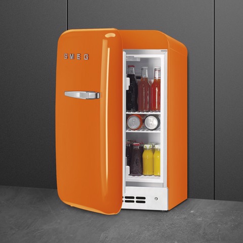 Smeg FAB5LOR6 frigorifero Libera installazione 34 L Arancione Made in Italy