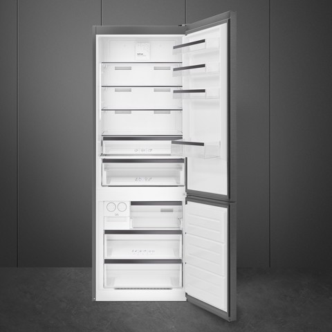 Smeg FC48KDND frigorifero con congelatore Libera installazione 481 L D Acciaio inox