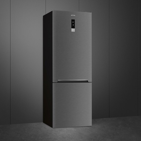Smeg FC48KDND frigorifero con congelatore Libera installazione 481 L D Acciaio inox