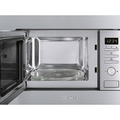 Smeg FMI017X forno a microonde Acciaio inox Microonde con grill Da incasso 17 L 700 W