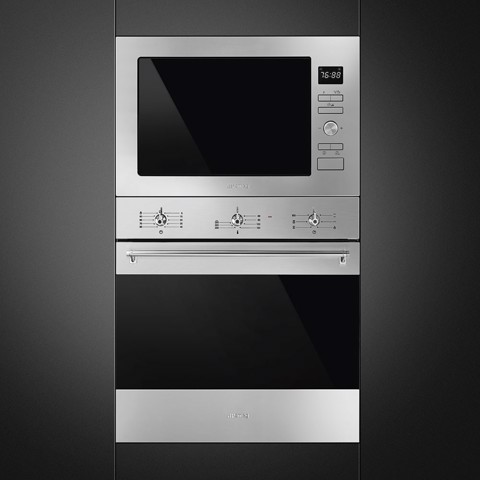 Smeg FMI425X forno a microonde Acciaio inox Microonde con grill Da incasso 25 L 900 W
