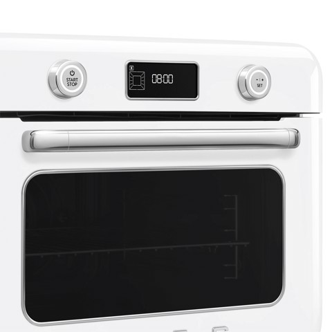 Smeg Forno combinato a vapore da appoggio 50's Style - Bianco - COF01WHEU