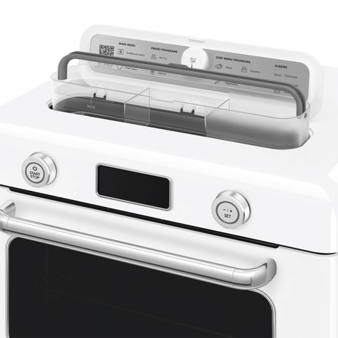 Smeg Forno combinato a vapore da appoggio 50's Style - Bianco - COF01WHEU