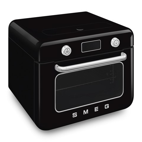 Smeg Forno combinato a vapore da appoggio 50's Style - Nero - COF01BLEU