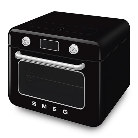 Smeg Forno combinato a vapore da appoggio 50's Style - Nero - COF01BLEU