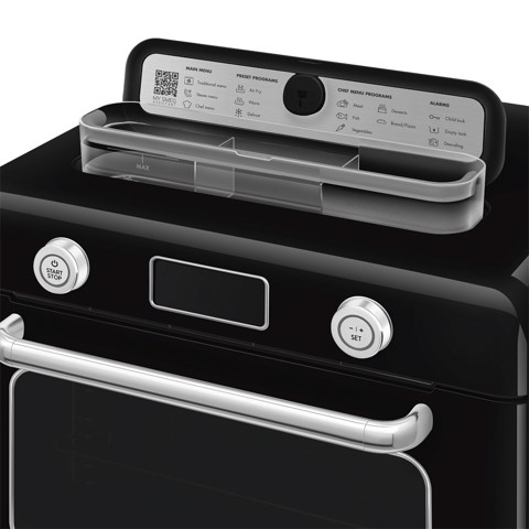 Smeg Forno combinato a vapore da appoggio 50's Style - Nero - COF01BLEU