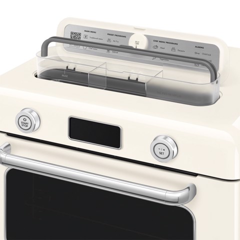 Smeg Forno combinato a vapore da appoggio 50's Style - Panna - COF01CREU