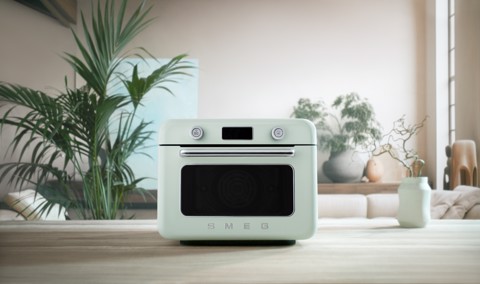Smeg Forno combinato a vapore da appoggio 50's Style - Verde Pastello - COF01PGEU