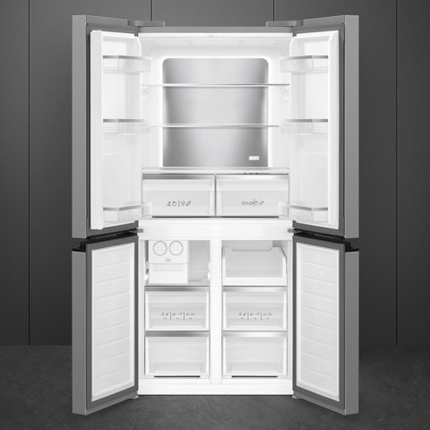 Smeg FQI48XD frigorifero side-by-side Libera installazione 488 L Antracite