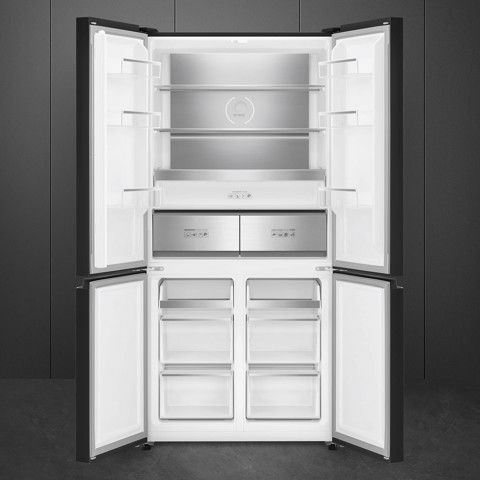 Smeg FQI60KD frigorifero side-by-side Libera installazione 522 L Nero