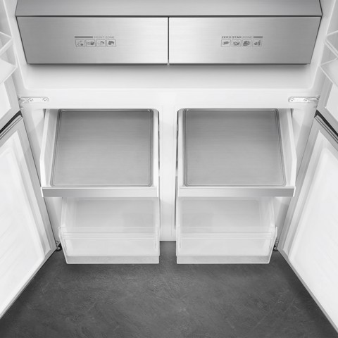 Smeg FQI60KD frigorifero side-by-side Libera installazione 522 L Nero