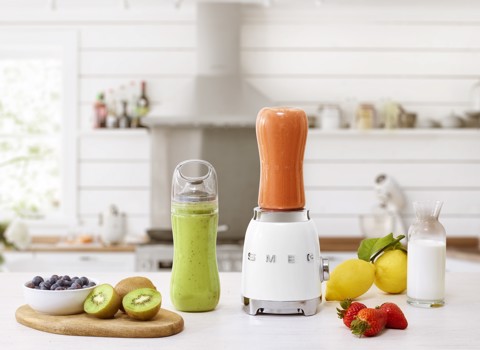 Smeg Frullatore Compatto 50's Style – Bianco LUCIDO – PBF01WHEU