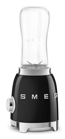 Smeg Frullatore Compatto 50's Style – Nero LUCIDO – PBF01BLEU