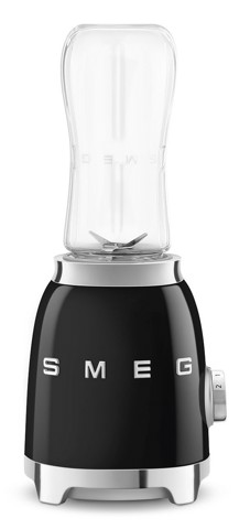Smeg Frullatore Compatto 50's Style – Nero LUCIDO – PBF01BLEU