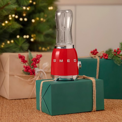 Smeg Frullatore Compatto 50's Style – Rosso LUCIDO – PBF01RDEU