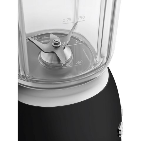 Smeg Frullatore da Tavolo 50's Style – Nero LUCIDO – BLF03BLEU