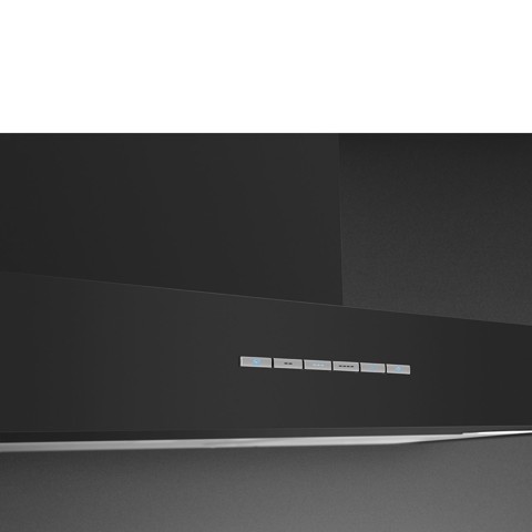 Smeg KBT900NE cappa aspirante Cappa aspirante a parete Nero 480 m³/h A