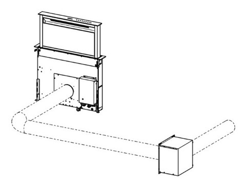 Smeg KITRBDD accessorio per cappa Tubo del condotto dell'aria